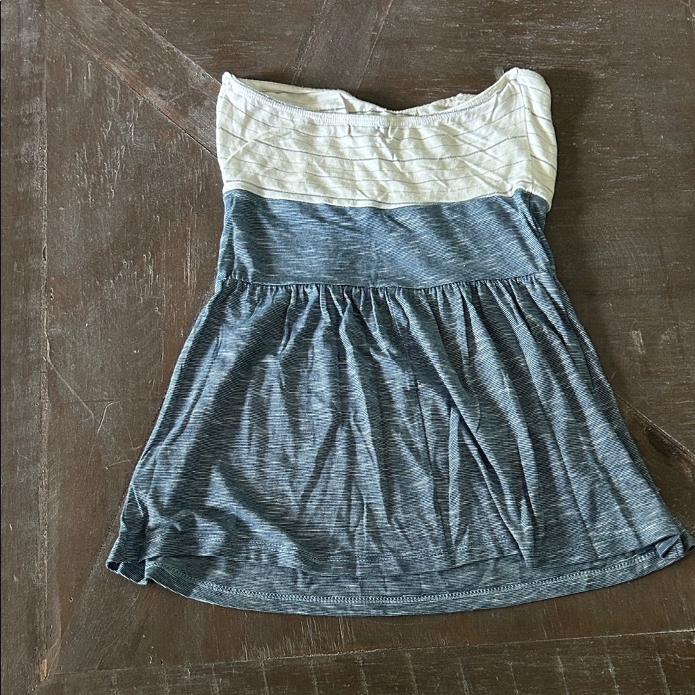 Wet Seal White and Black Striped Top - Picture 3 of 6